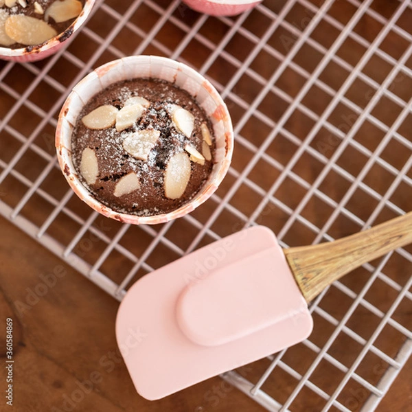 Fototapeta Baking Chocolate Brownies