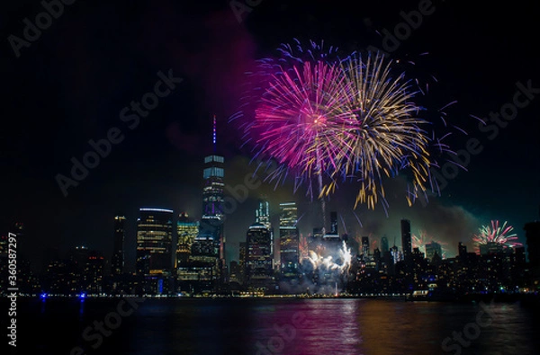 Obraz 4th of July firework New York City 2019
