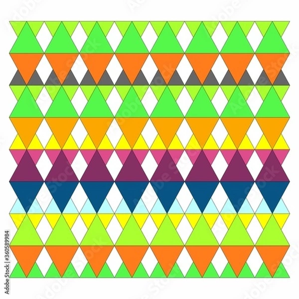 Fototapeta square background with multi-colored rhombuses