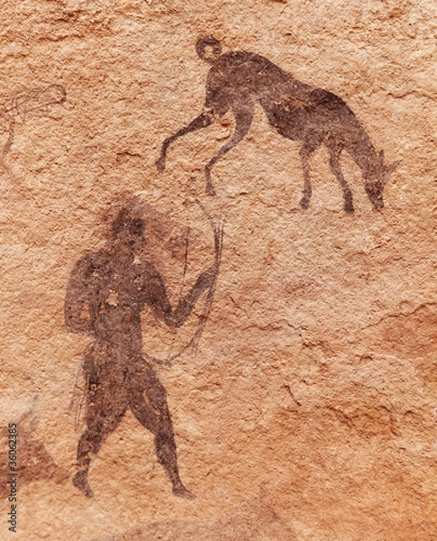 Obraz Rock obrazy Tassili N'ajjer, Algieria