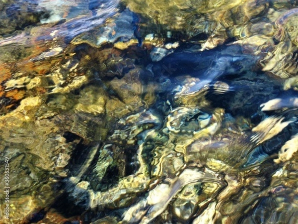 Fototapeta water and rocks