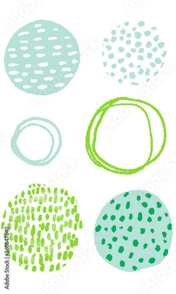 Obraz Scandinavian design illustration material