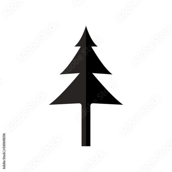 Fototapeta Pine tree icon