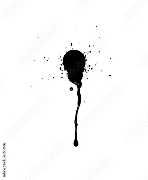 Obraz ink stain