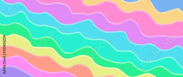 Fototapeta Abstract modern background with colorful stripes