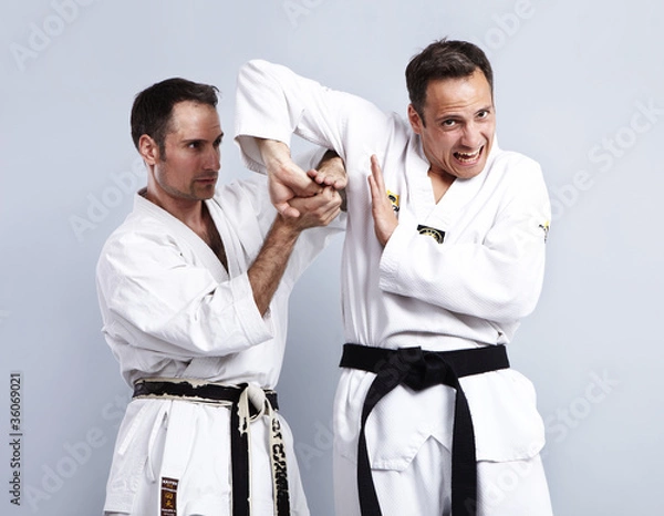 Obraz Karate vs Taekwondo, Partnertraining 05