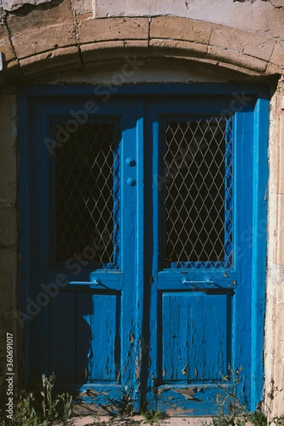 Obraz old wooden door