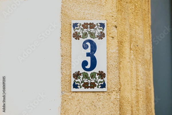 Obraz sign on a wall