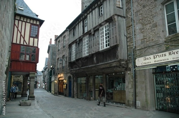 Fototapeta Dinan, rue