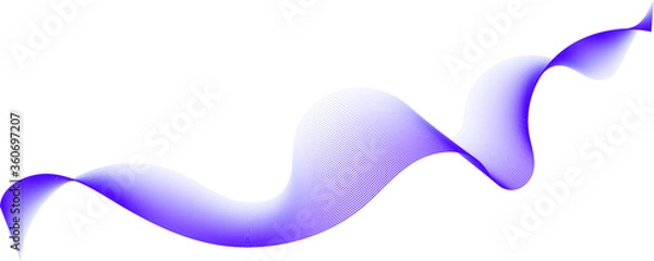 Fototapeta Vector ribbon that has smooth transitions