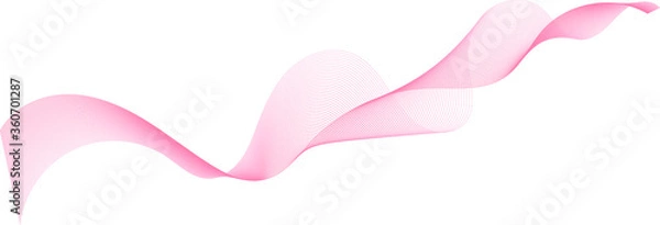 Fototapeta Vector ribbon that has smooth transitions