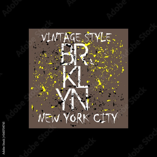 Obraz symbol brooklyn illustration