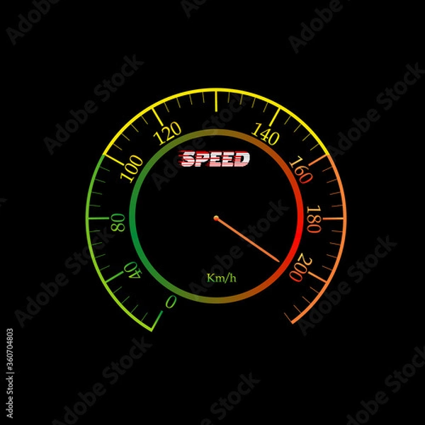 Obraz rpm typography vector illustration