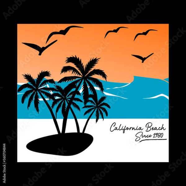 Obraz beach bacground summer