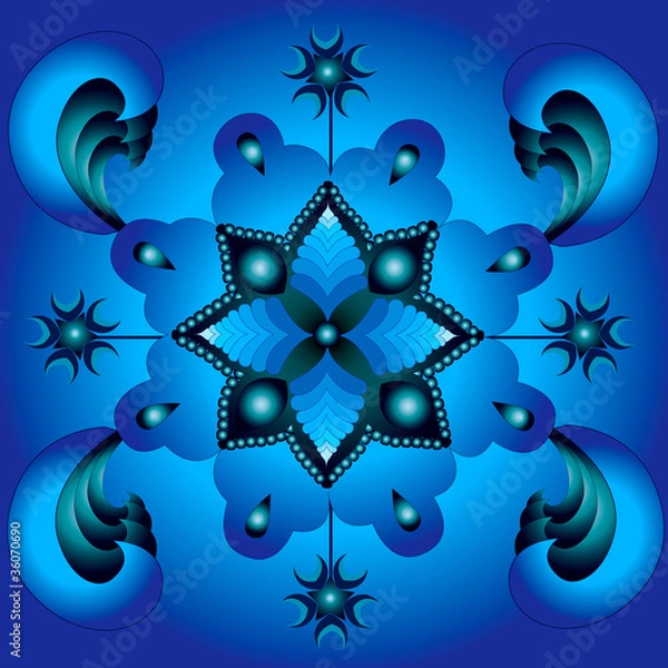 Obraz Mandala cardinal points