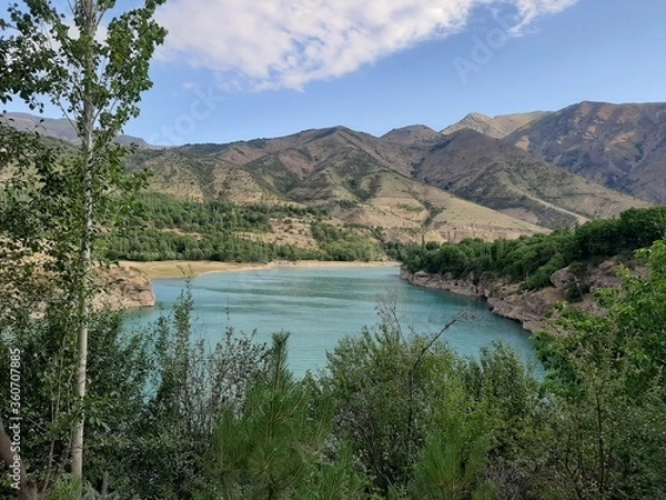 Obraz lake and mountains