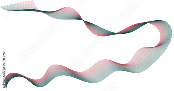 Fototapeta 
Vector ribbon that has smooth transitions.