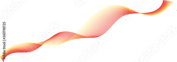 Fototapeta 
Vector ribbon that has smooth transitions.