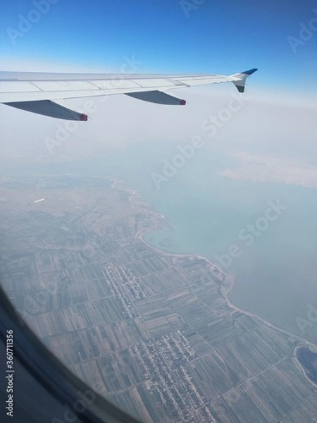 Obraz view from airplane window