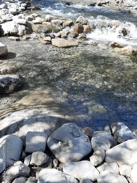 Obraz river in the mountains