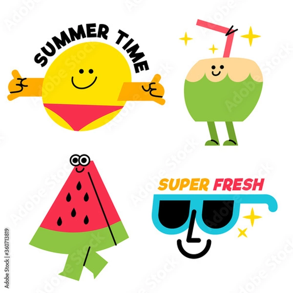 Obraz Stickers de Verano