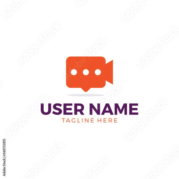 Obraz Videographer logo for company