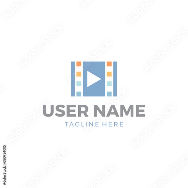 Obraz Video logo for company