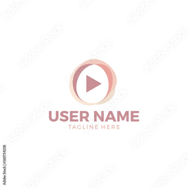 Obraz Video logo for company