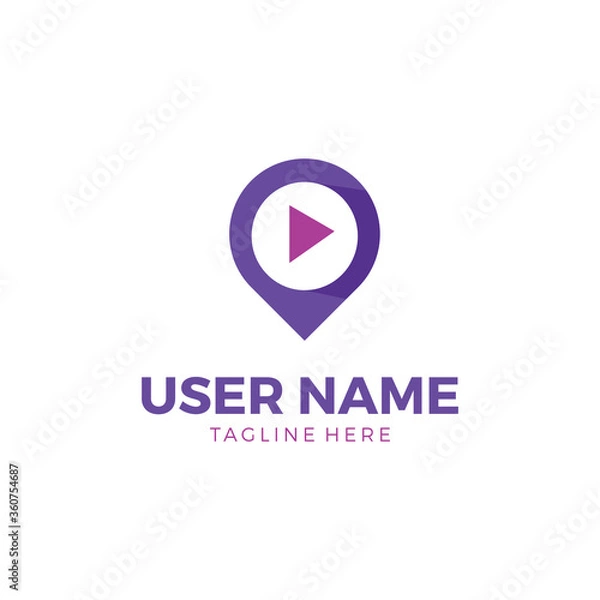 Obraz Video logo for company