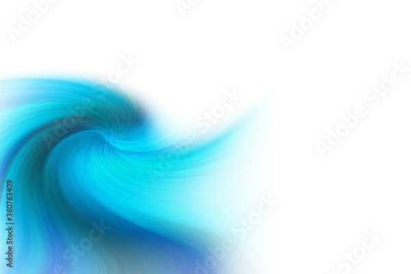 Fototapeta Beautiful abstract background wallpaper swirl twirl made of macaw feathers,blue and white style