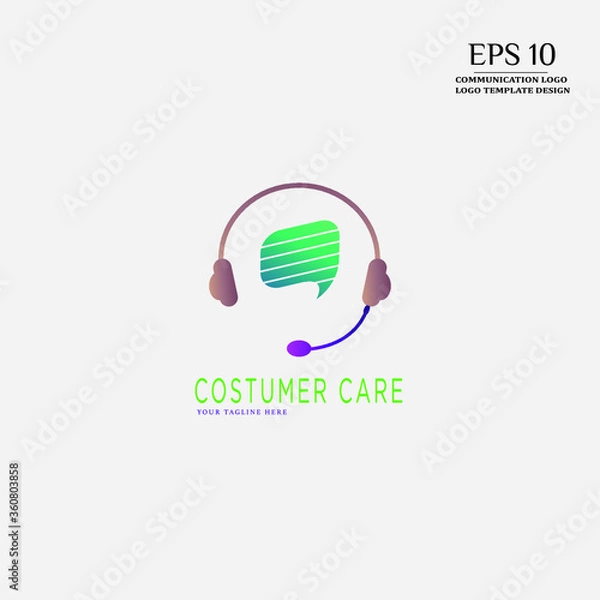 Obraz Costumer care logo