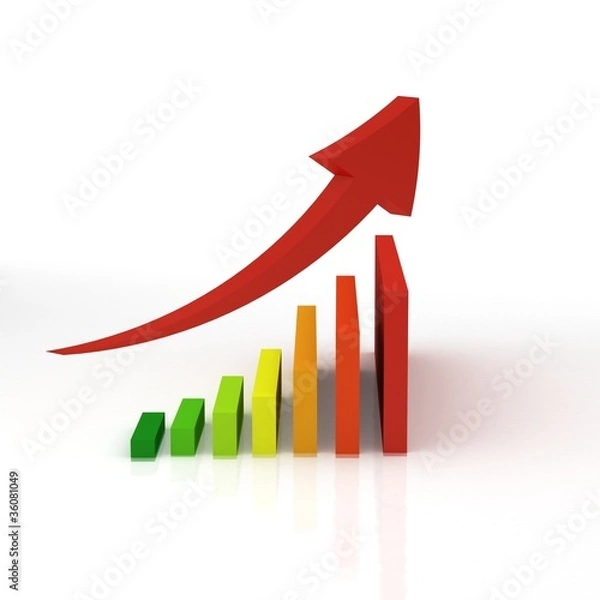 Fototapeta energy graph