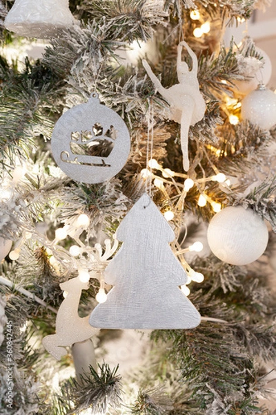 Fototapeta Christmas decor in a room