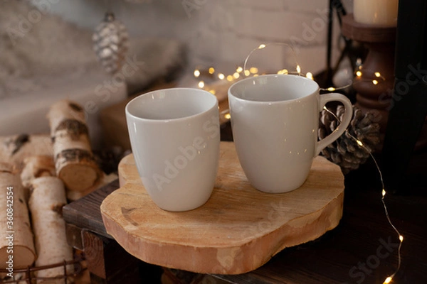 Fototapeta Christmas decor in a room