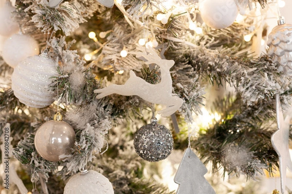 Fototapeta Christmas decor in a room