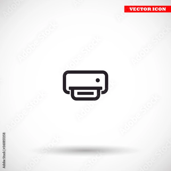 Obraz Printer  vector icon  , lorem ipsum Flat design