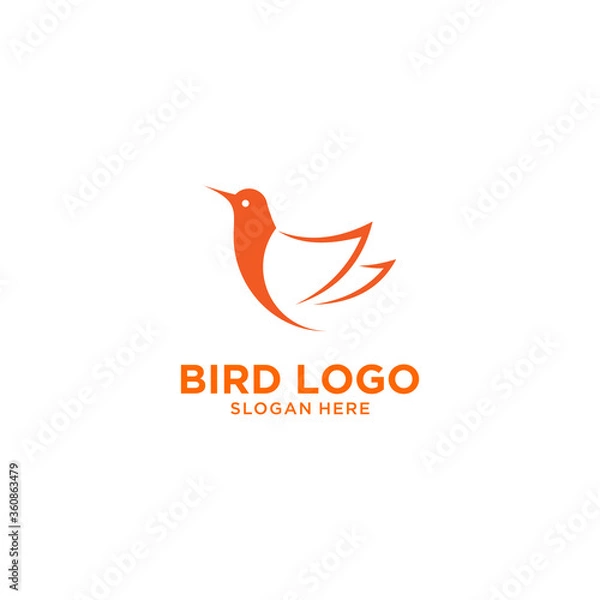 Obraz Creative Bird Concept Logo Design