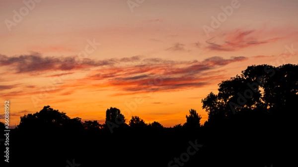 Obraz Sunset and clouds from Niš fortress