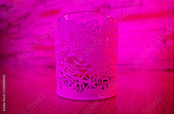 Obraz heart shaped candle