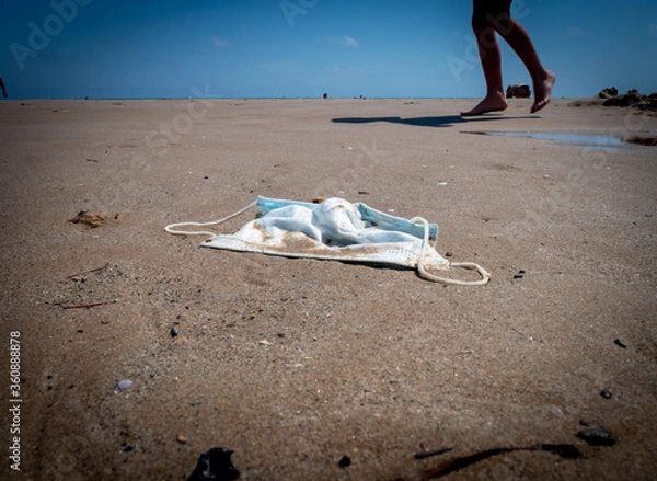Obraz man on the beach