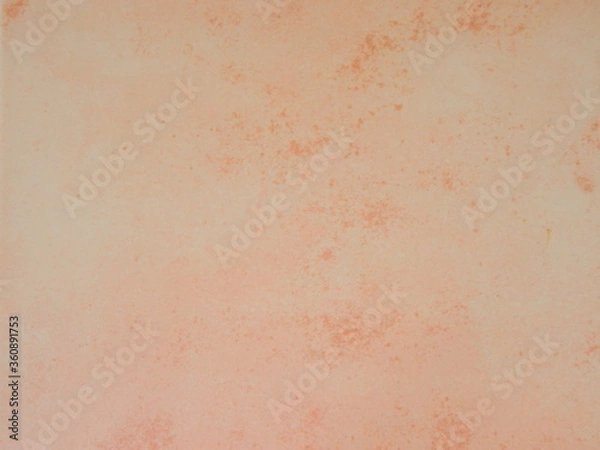 Obraz Background with orange terracotta slab on the wall, closeup and copy space
