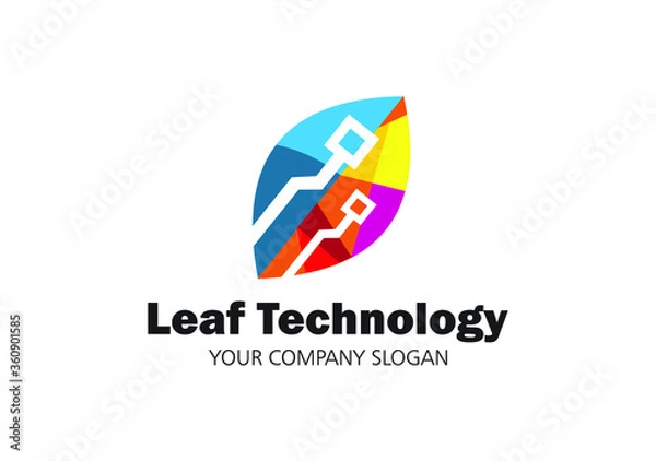 Fototapeta Elegant logo design, very suitable for companies