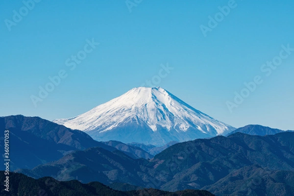 Obraz 快晴の富士山
