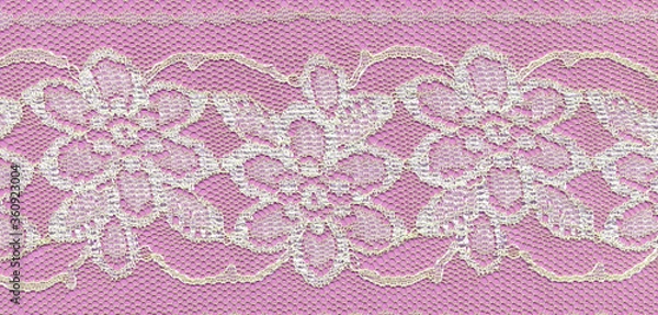 Obraz pink knitted fabric