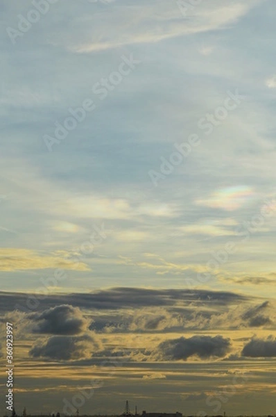 Obraz Stormy Sky  And Beautiful Clouds