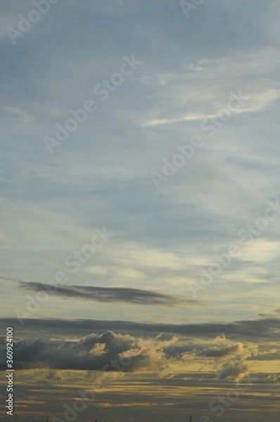 Fototapeta Stormy Sky  And Beautiful Clouds