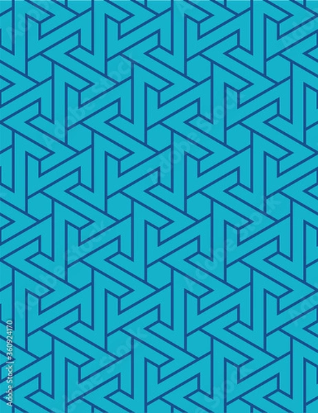 Obraz Arabic geometric seamless background