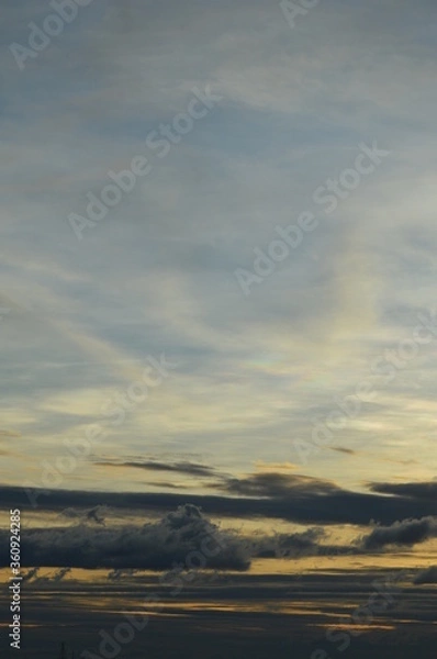Fototapeta Stormy Sky  And Beautiful Clouds