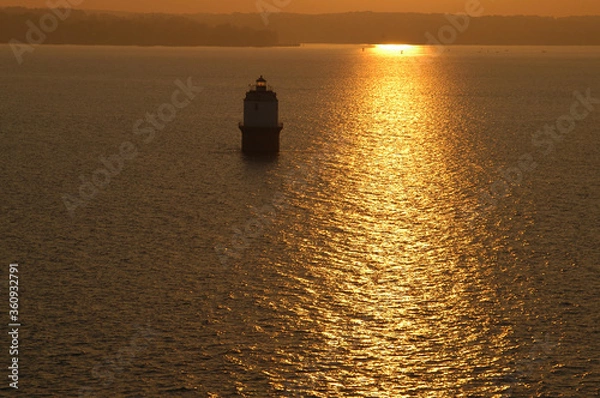 Obraz Sunset and buoy