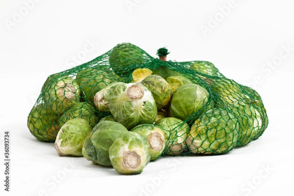 Obraz Rosenkohl im Netz